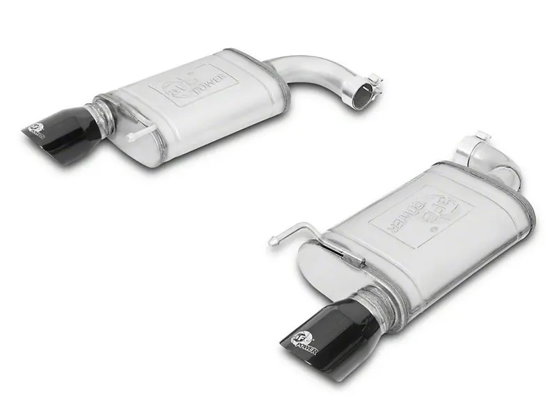 Afe Mach Force Xp 2.5 In. Axle-Back Exhaust W/ Black Tips 1