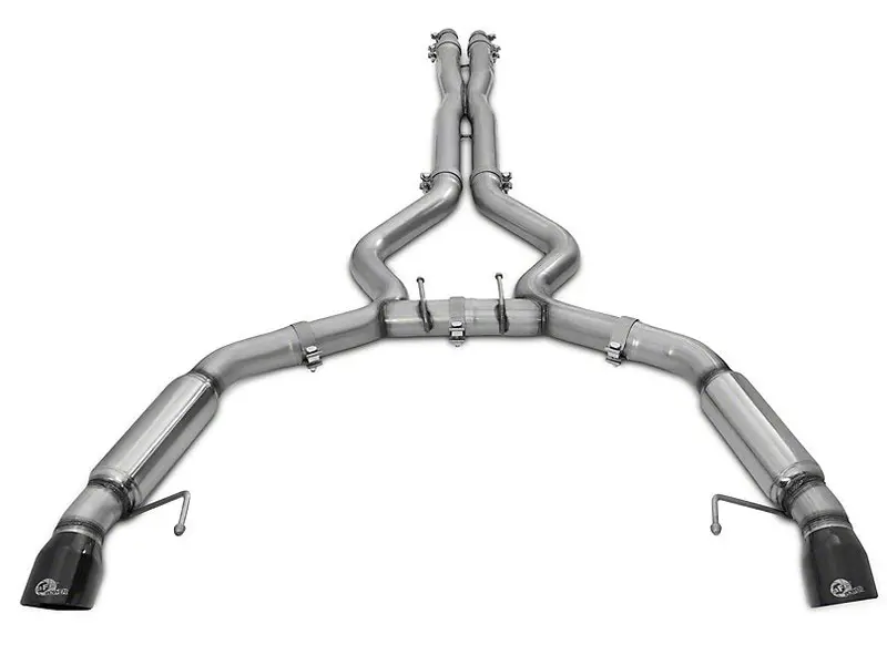 Afe Mach Force Xp 3 In. Cat-Back Exhaust W/ Black Tips - Aggressive Tone 1
