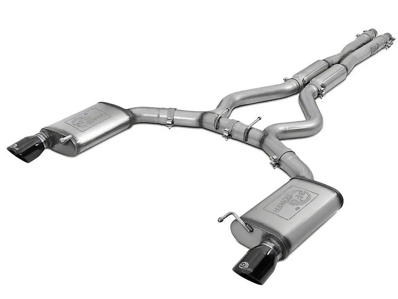 Afe Mach Force Xp 3 In. Cat-Back Exhaust W/ Black Tips - Sport Tone 1