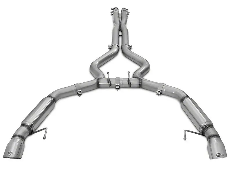 Afe Mach Force Xp 3 In. Cat-Back Exhaust W/ Polished Tips - Aggressive Tone 1