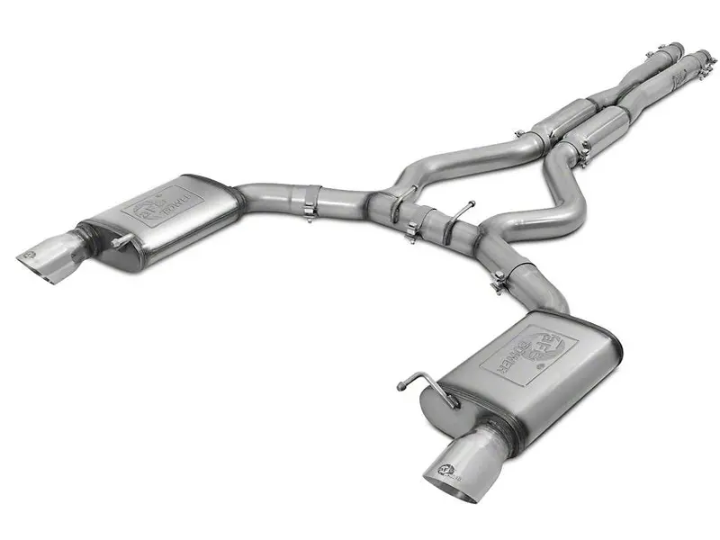 Afe Mach Force Xp 3 In. Cat-Back Exhaust W/ Polished Tips - Sport Tone 1