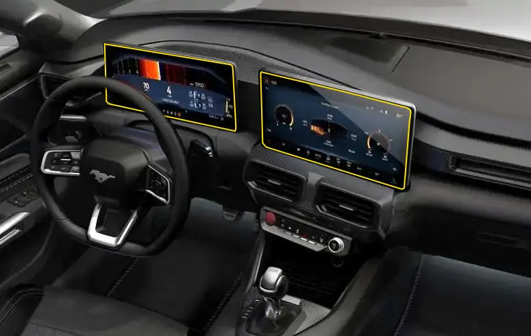 Anchor Room Mustang Base Interior Dash Screen Protector - Matte (2024+)S650 1