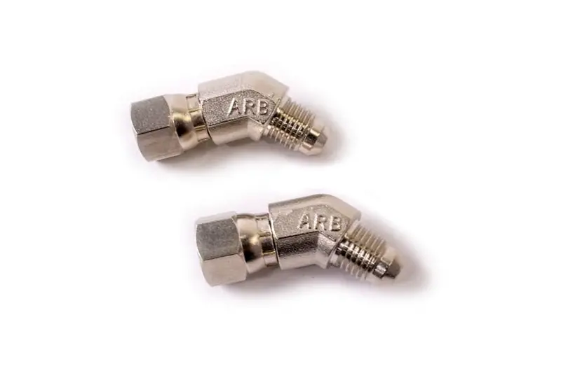 Arb 45 Degree Air Line Adapter Elbow Fitting - 2Pk | 0740109 1