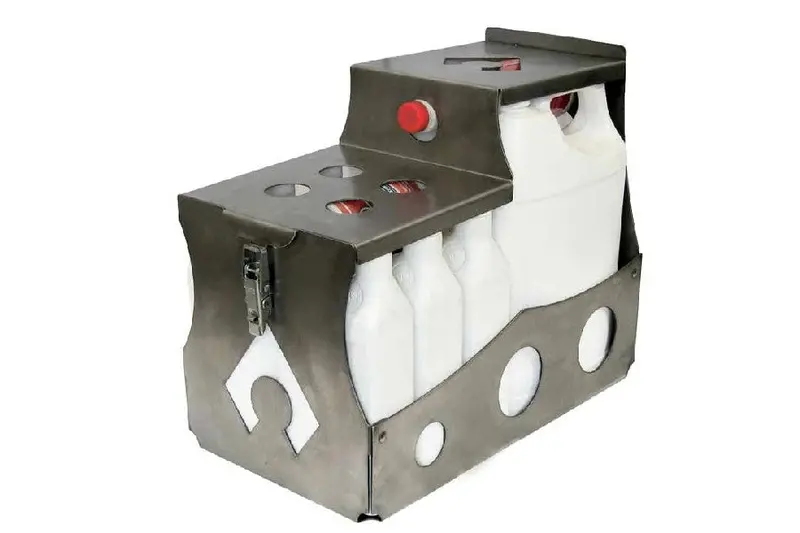 Artec Industries Racing Quart Crate - 6 Qts, Brake Fluid, Power Steering, 2 Gallons 1