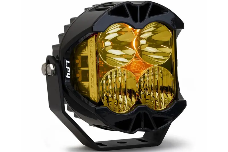 Baja Designs Lp4 Pro Led, Single Amber Lens Driving/Combo 1