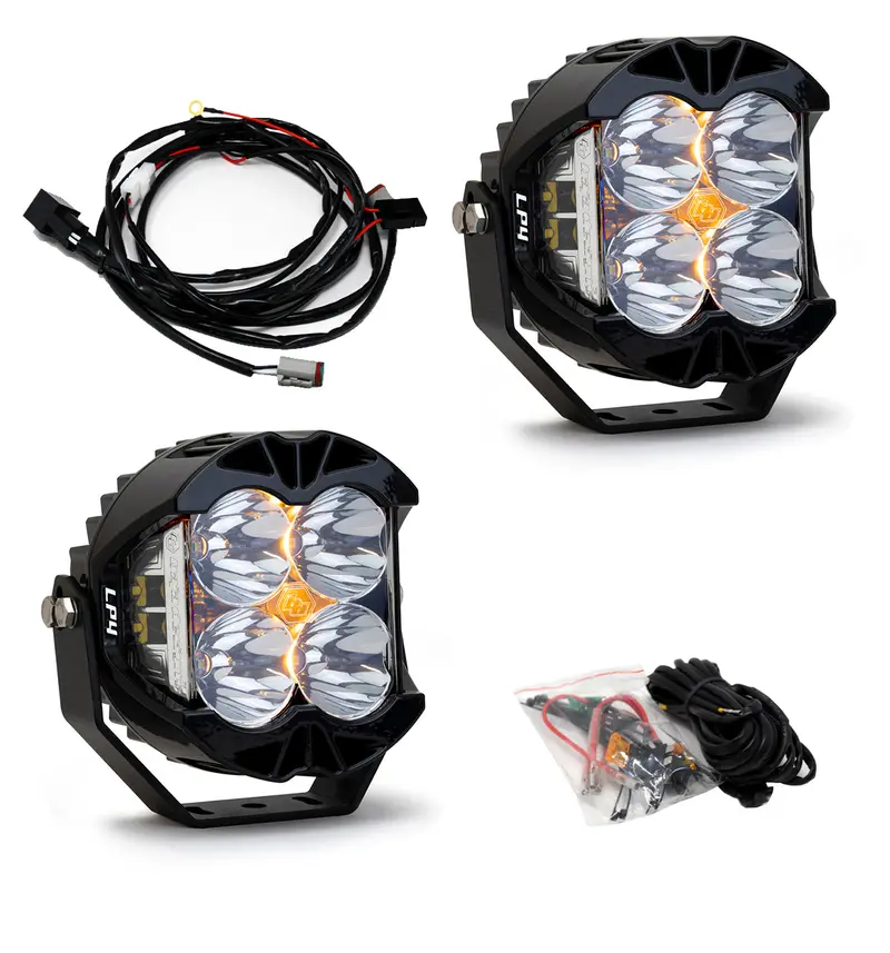 Baja Designs Lp4 Pro Spot Led Lights - Pair - White 1