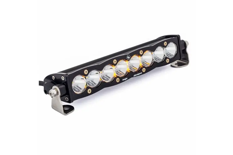 Baja Designs S8, 10In Flood Light Bar - White 1