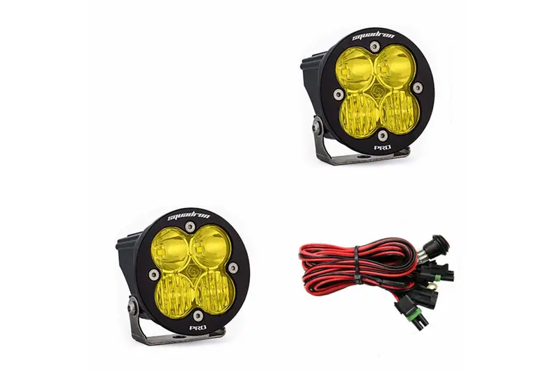 Baja Designs Squadron-R Pro Driving/Combo Lights, Amber Pair 1