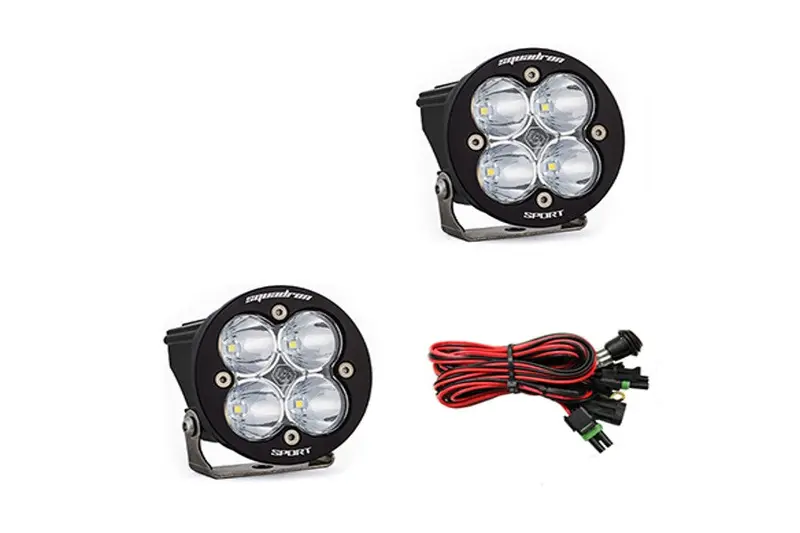 Baja Designs Squadron-R Sport Spot Led Lights - Pair 1