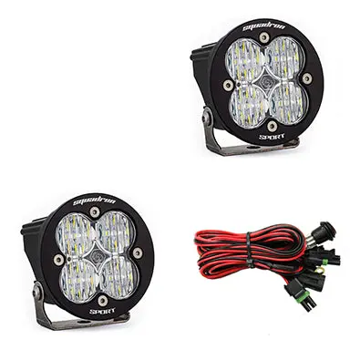 Baja Designs Squadron-R Sport Wide Cornering Led Lights - Pair - White 1