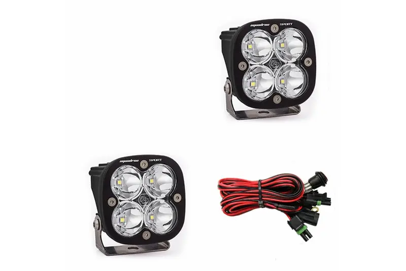 Baja Designs Squadron Sport Spot Led Lights - Pair 1