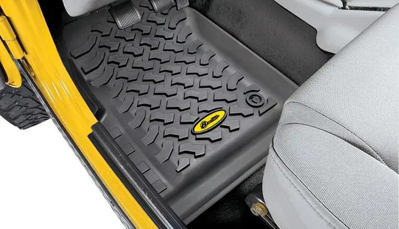 Bestop Black Front Floor Mats - Pair Tj 1