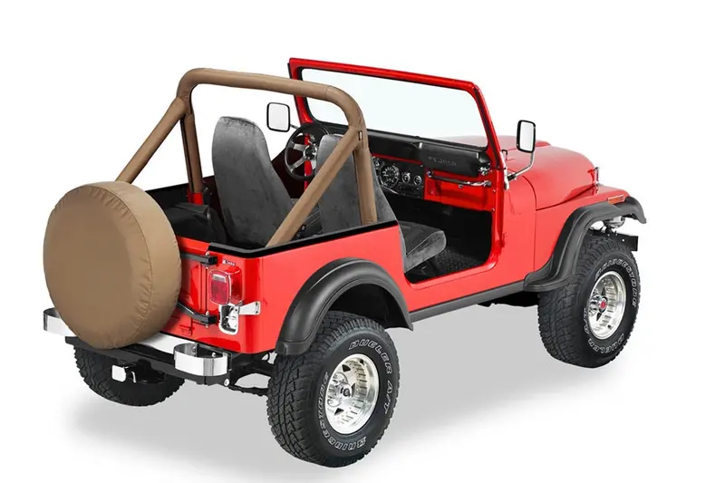 Bestop Sport Bar Cover, Tan - Cj7/Cj5 1