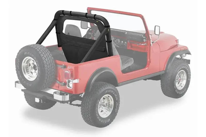 Bestop Standard Windjammer - Black Denim - Cj5/Cj7/Yj 1