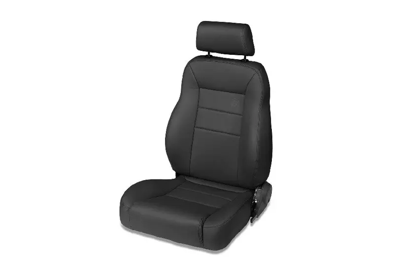 Bestop Trailmax Ii Pro Front Seat, Driver Side - All Vinyl, Black Crush - Cj7/Tj/Yj 1