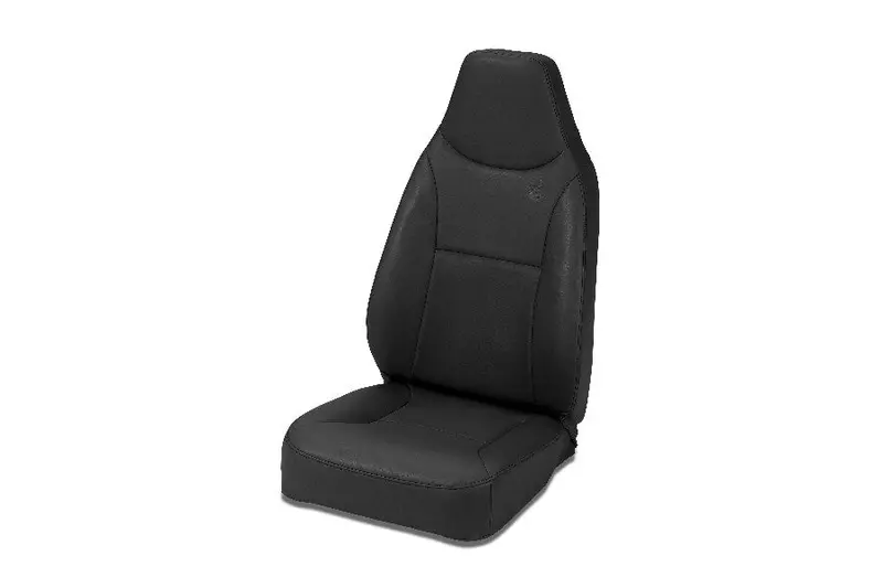 Bestop Trailmax Ii Standard Front Seat - All Vinyl, Black Crush - Tj/Yj/Cj7 1
