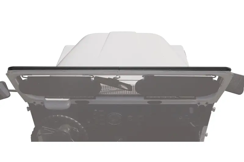 Bestop Windshield Channel, Black Yj/Cj 1