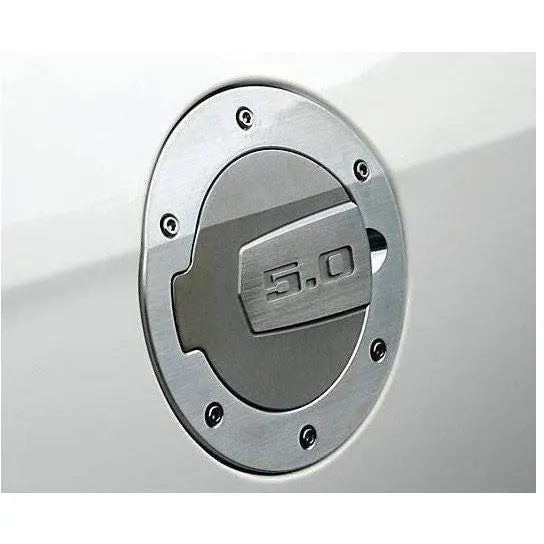 Billet Fuel Door (5.0 Logo Triple Chrome Plate) 1