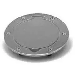 Billet Fuel Door (Polished No Logo) 1
