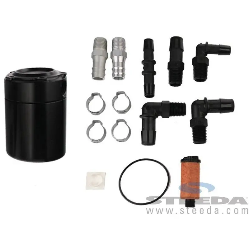 Black Billet S550 Mustang Oil Separator 1