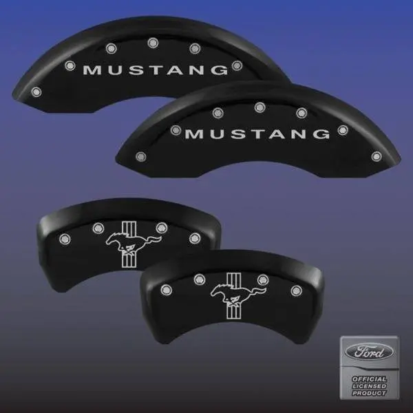 Black Caliper Covers (Front/Rear Set) 1