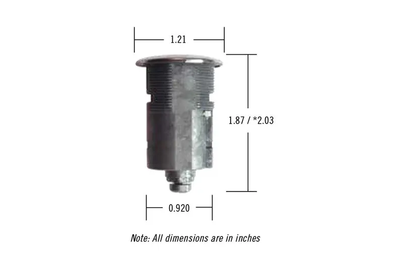 Bolt Lock Cylinder - Dodge/Jeep/Ram 2
