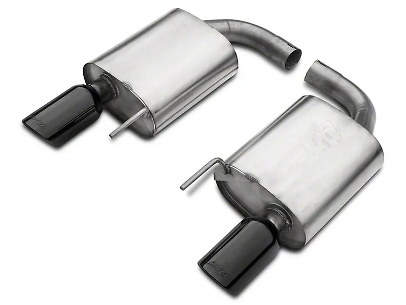 Borla Stinger S-Type 2.5 In. Axle-Back Exhaust - Black Tips 1