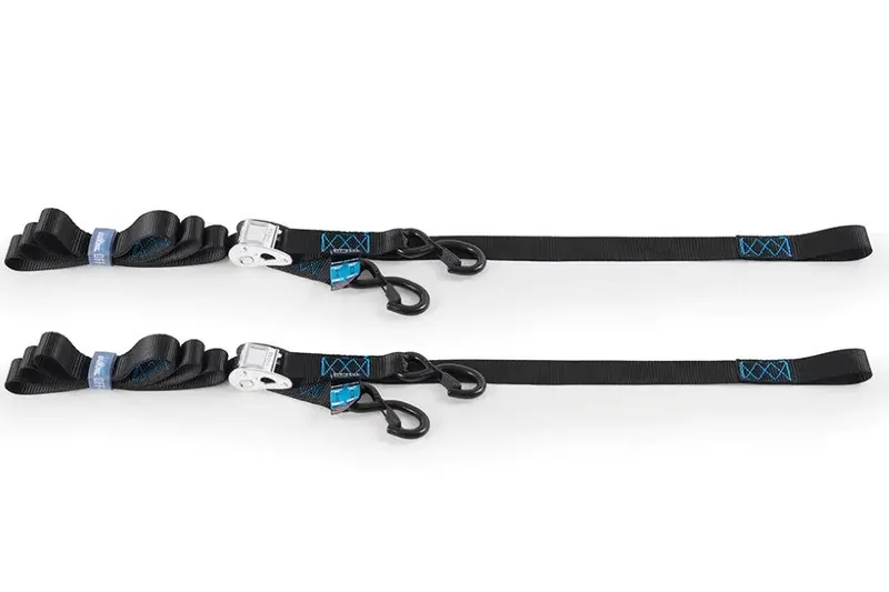 Borne Off-Road Cambuckle Tie-Down Kit (2-Pack), Black 1