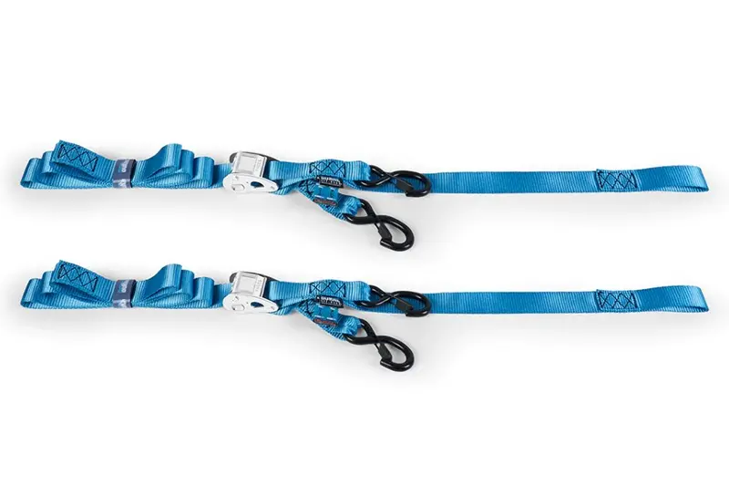 Borne Off-Road Cambuckle Tie-Down Kit (2-Pack), Blue 1
