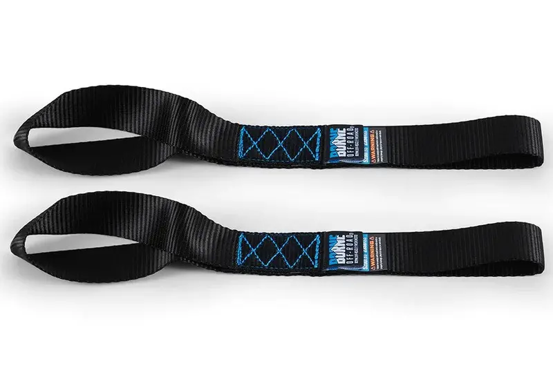 Borne Off-Road Heavy-Duty Ratchet Tie-Down Kit (2-Pack), Black 1