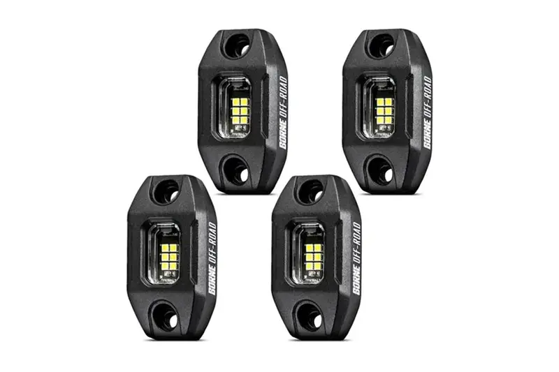 Borne Off-Road Rock Light Kit, 4Pcs - Short Harness 1