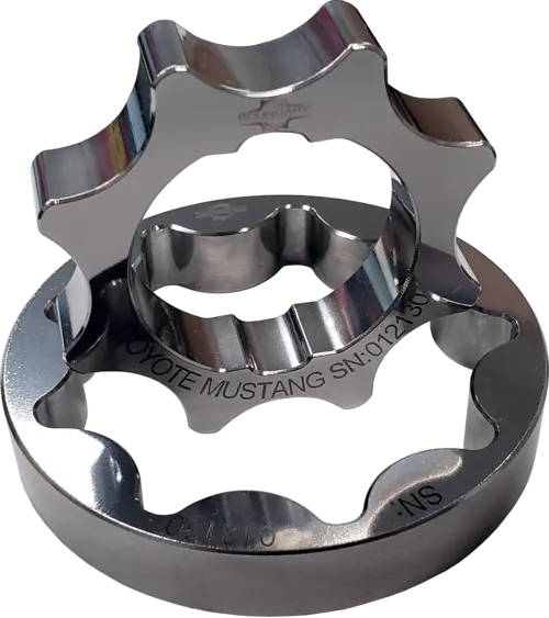 Boundary Pumps Coyote Billet Oil Pump Gears/ Coyote Crankshaft Timing Sprocket Kit 1
