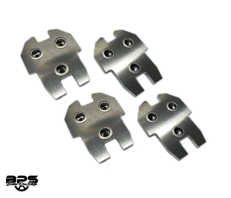 Bps 79-93 Mustang Lightweight Door Hinge Mounting Plates 1
