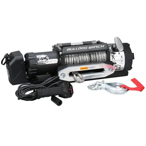 Bulldog Winch 12,000Lb Trailer Winch W/ Synthetic Rope 1