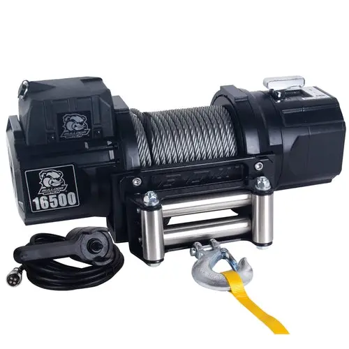 Bulldog Winch 16,500Lb Hd Winch W/ 92Ft Wire Rope 1