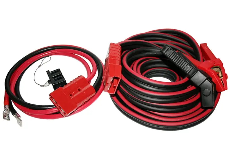 Bulldog Winch 25Ft Booster Cable Set W/ Quick Connects And 7.5Ft Truck Wire 1
