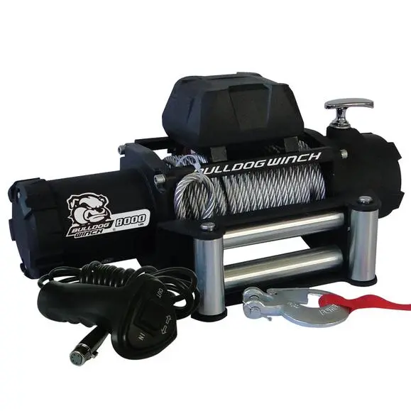 Bulldog Winch 8,000Lb Winch W/ Wire Rope 1