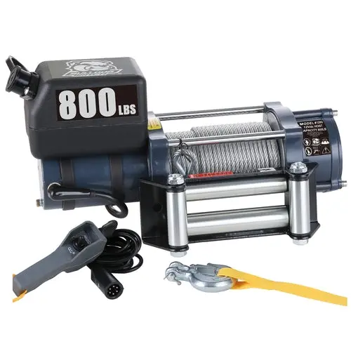 Bulldog Winch 800Lb Winch W/ 50 Ft Wire Rope 1