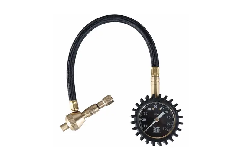 Bulldog Winch Deflator W/ Analog Pressure Gauge, 0-100Psi 1