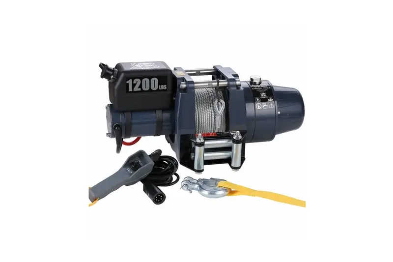 Bulldog Winch Hoist 1200 Lb 12Vdc Wire Rope 1