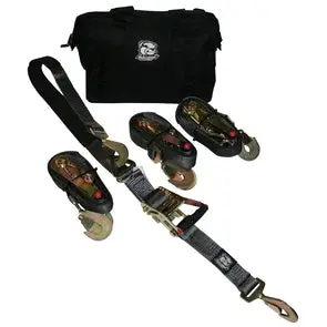 Bulldog Winch Ratcheting Axle Strap Set, 5Pc 1