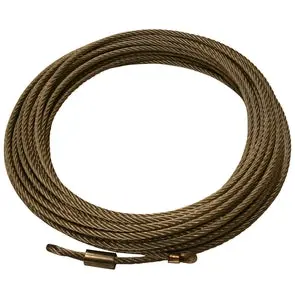 Bulldog Winch Replacement Wire Rope, 15/32In X 92Ft 1