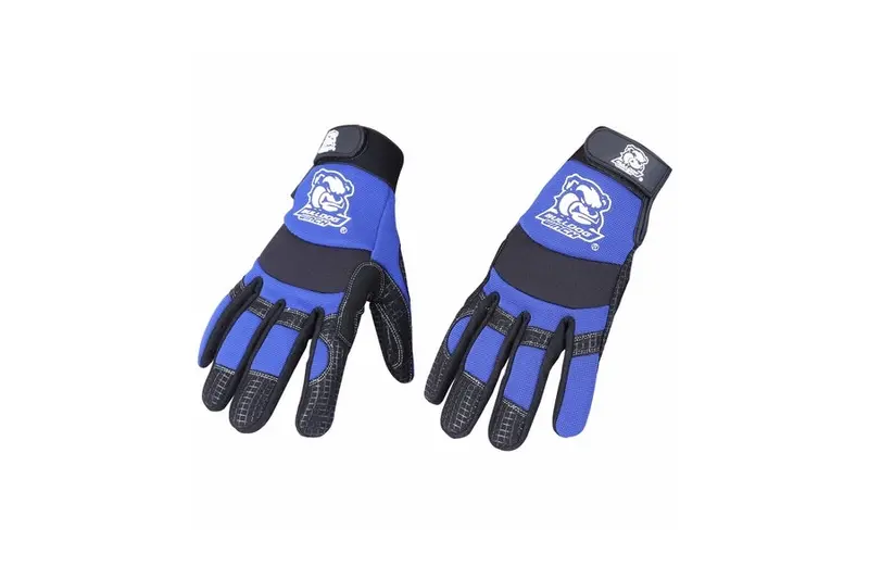 Bulldog Winch Trail Gloves, Xl - Blue W/Black 1