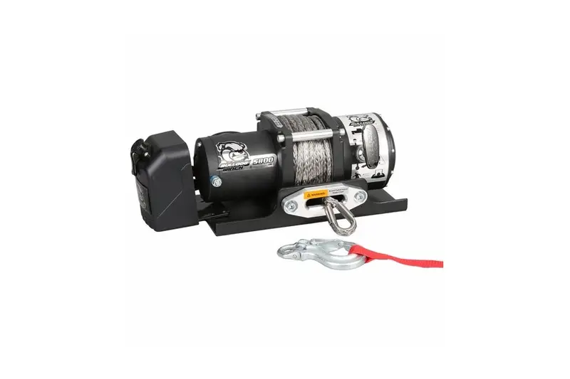 Bulldog Winch Trailer Winch W/ 50Ft Synthetic Rope - 5,800Lb 1