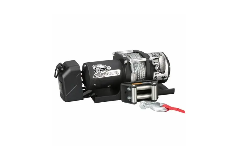 Bulldog Winch Trailer Winch W/ 50Ft Synthetic Rope - 7,800Lb 1