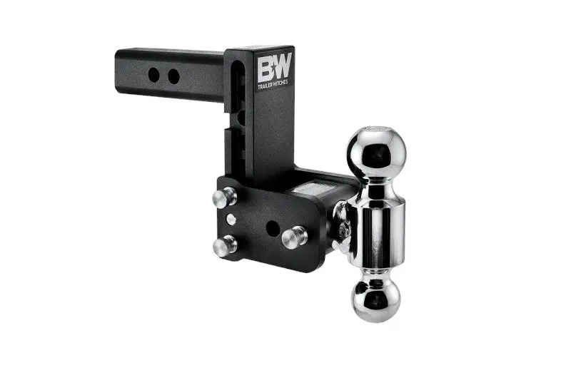 B&W Tow & Stow 2In Dual Ball Receiver Hitch, Black, 5In Drop-5.5In Rise 1