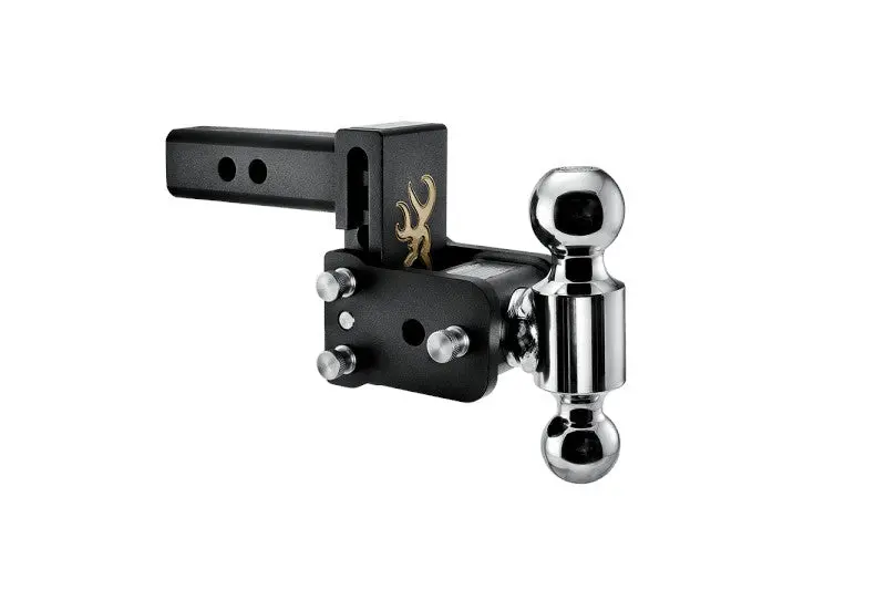 B&W Tow & Stow 2In Dual Ball Receiver Hitch, Browning, 3In Drop-3.5In Rise 1