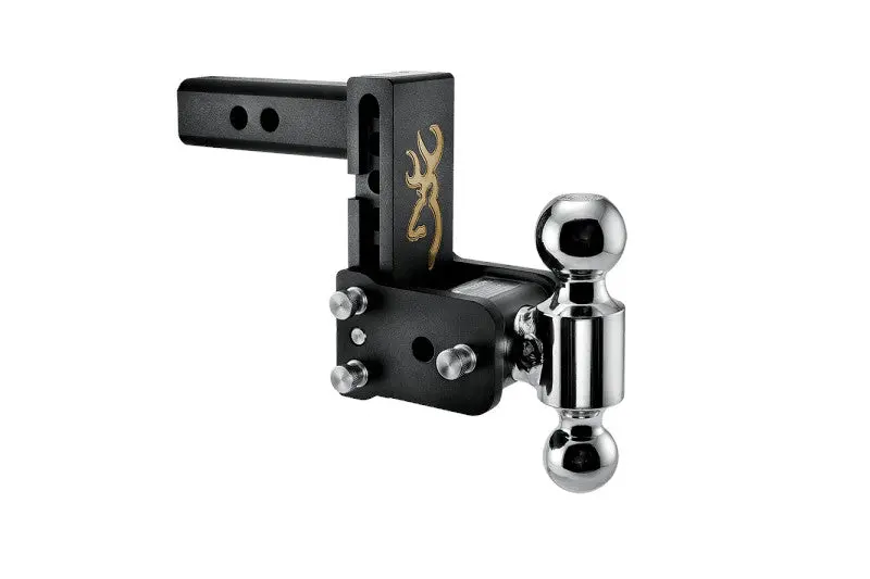 B&W Tow & Stow 2In Dual Ball Receiver Hitch, Browning, 5In Drop-5.5In Rise 1