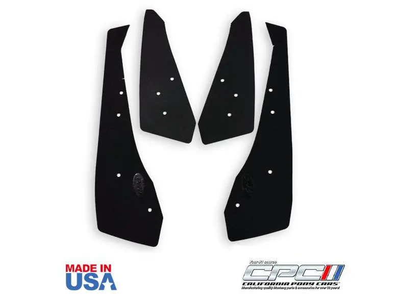 California Pony Cars Mustang Splash Shields (2015-2021) 1
