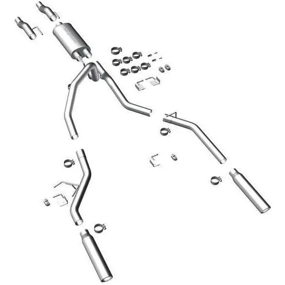 Cat Back Exhaust System (Duel Rear Exit) 1